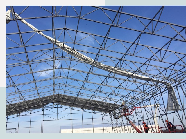 Шатровые ангары от 615 руб. в Балашихе и Московской области