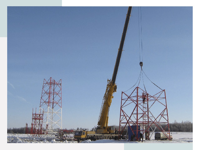 Монтаж вышек связи в Балашихе