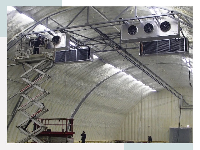 Оснащение ангаров в Балашихе