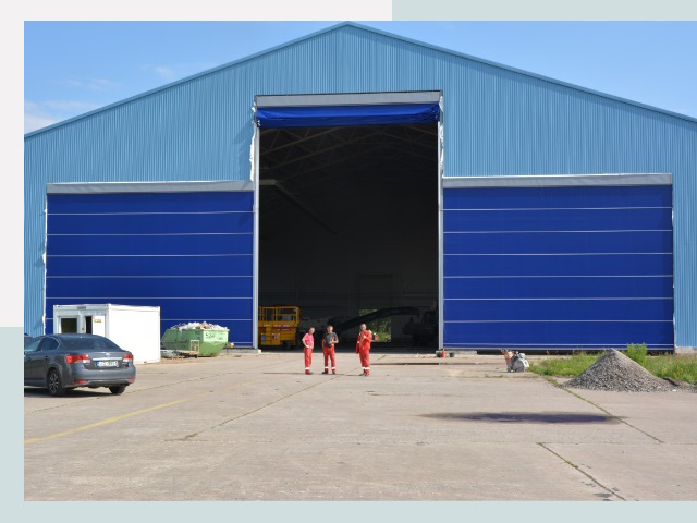 Ангарные ворота в Балашиха от СтальСтрой-Блш по цене 615 руб.