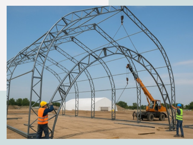 Монтаж ангаров в Балашихе от 615 руб. - Надежно и быстро